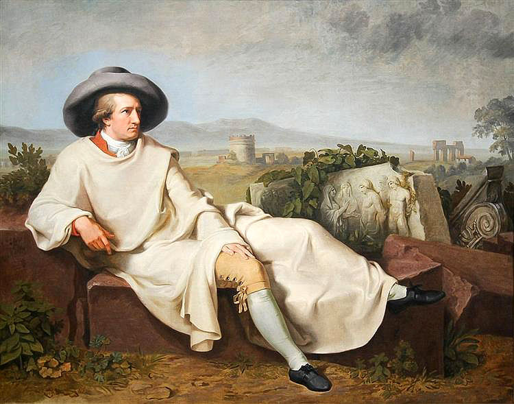 Kurze Liebesgedichte von Goethe
Goethe in der italienischen Campagna
Bild von Johann Heinrich Wilhelm Tischbein