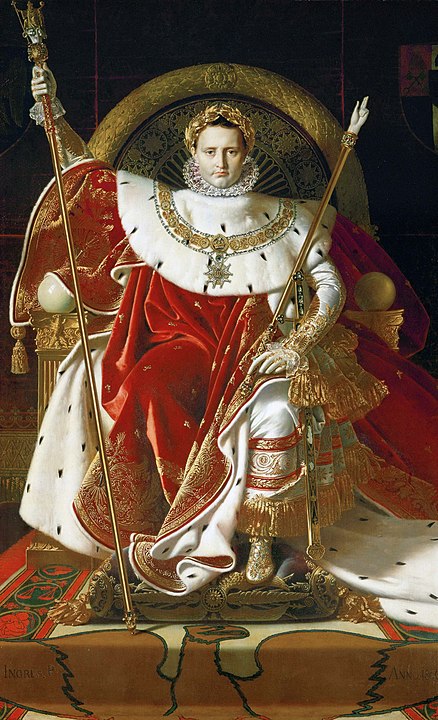 Jean Auguste Dominique Ingres: Napoleon auf seinem kaiserlichen Thron, 1806