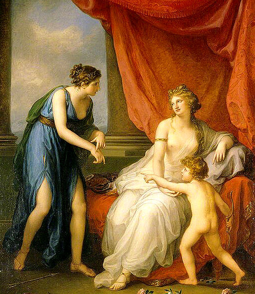 Ars amatoria Venus, Amor und die Eifersucht