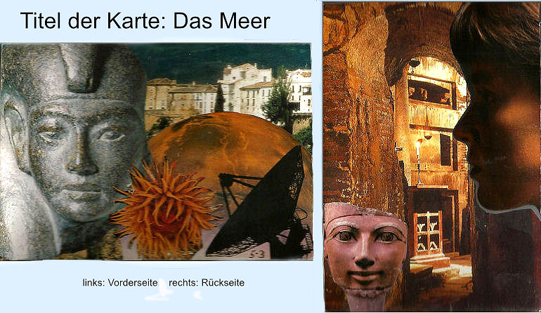 Haiku mit 7-5-5 Silben: 
Das Meer ruft hinter der Stadt. 
In die Tiefe der Götter. 
Es ruft mich zu mir.