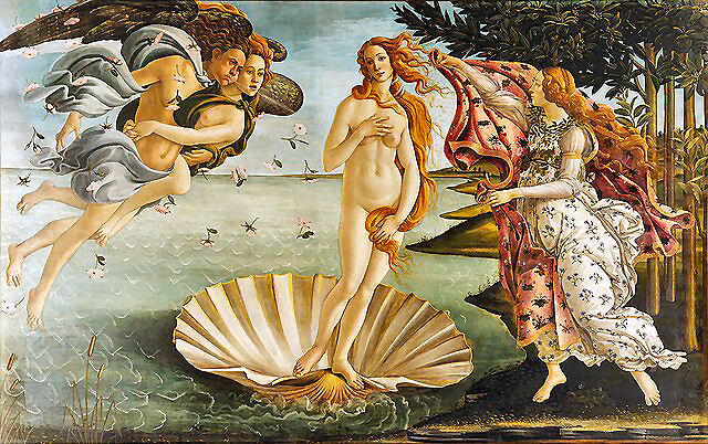 Ars amatoria Botticelli Geburt der Venus