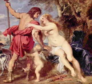 Ovid Ars amatoria - Rubens Venus und Adonis