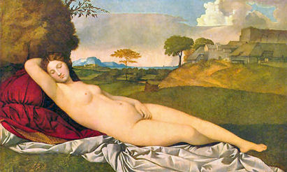 Ovid Ars amatoria - Giorgione schlummernde Venus