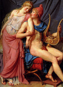 Ovid Ars amatoria - Jacques-Louis David Helena und Paris
